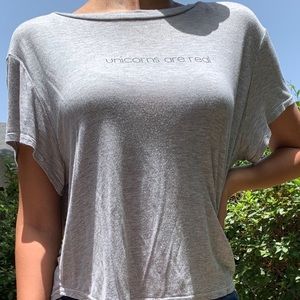 “unicorns are real” tee